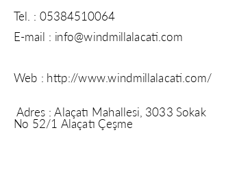 Windmill Alaat iletiim bilgileri